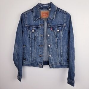 Levi's Distressed Denim Jean Jacket